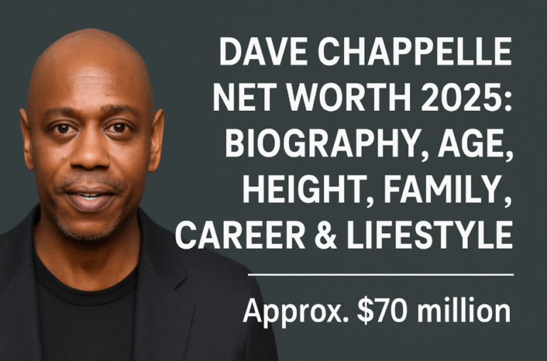 Dave Chappelle Net Worth 2025: Biography, Age, Height, Family, Career & Lifestyle Dave Chappelle Net Worth 2025: Biography, Age, Height, Family, Career & Lifestyle