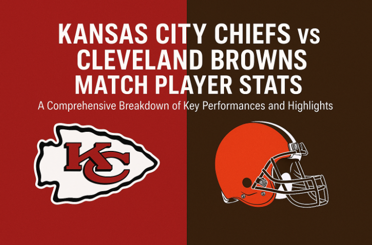 Kansas City Chiefs vs Cleveland Browns Match Player Stats – A Comprehensive Breakdown of Key Performances and Highlights featuring team logos on a red and brown split background.